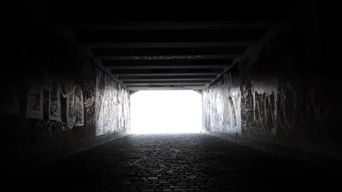 Light at the end Stock Footage 98861622