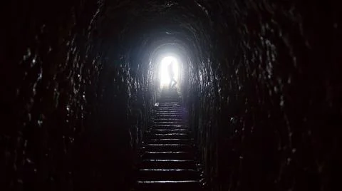 The light at the end Foto stock