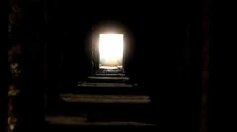 Light at the end of the tunnel Stock Footage 34602288