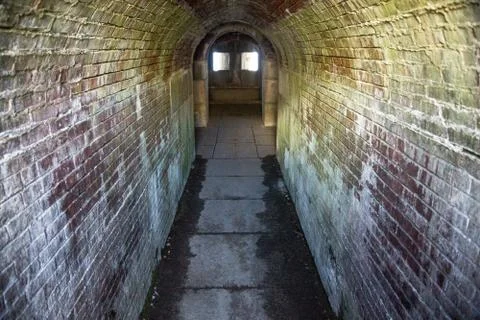 Light at the end of a tunnel Stock Photos