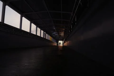 The Light at the End of the Tunnel Stock Photos