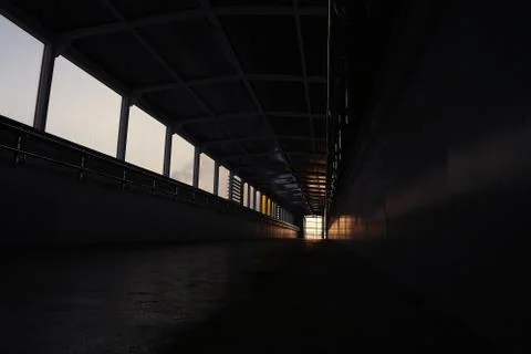 The Light at the End of the Tunnel Stock Photos
