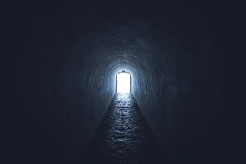 Light at end of the tunnel Stock Photos
