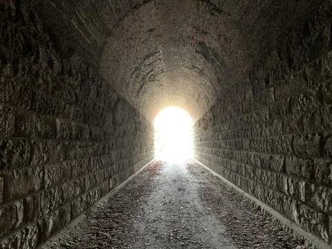 The light at the End of the tunnel Stock Photos