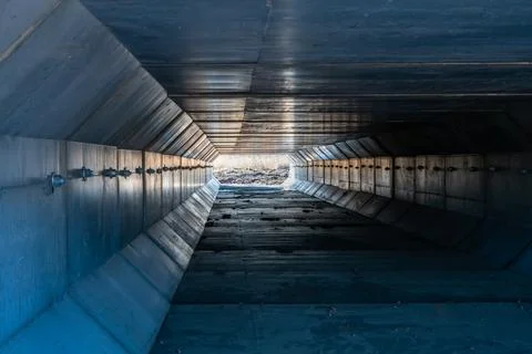 Light at the End of Tunnel Stock Photos