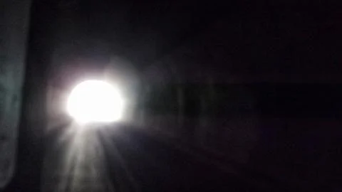 Light at the End of the Tunnel Stock Photos