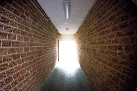 Light ends the tunnel Stock Photos