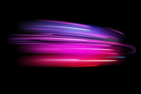 Light everyday glowing effect. Abstract light lines of movement and speed in Stock Illustration