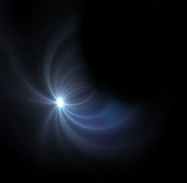 Light expose half ring flare Stock-Illustration