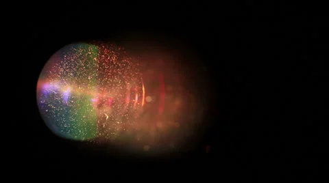 Light film projector rotate Stock Footage 36403569