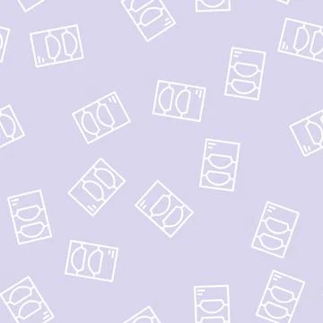 Light filters line vector seamless pattern Illustrazione stock