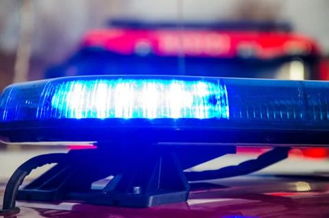 Light of fire engines Foto stock