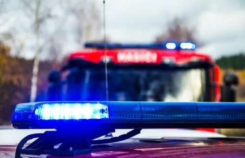 Light of fire engines Stock Photos