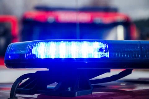 Light of fire engines Stock Photos