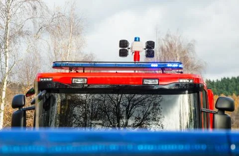 Light of fire engines Stock Photos