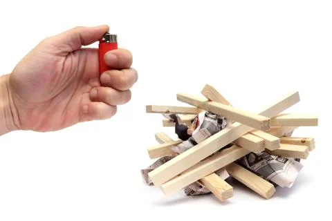 Light the fire Stock Photos