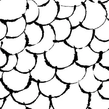 Light Fishscale Inky Pattern on Blotting Paper Stock Illustration