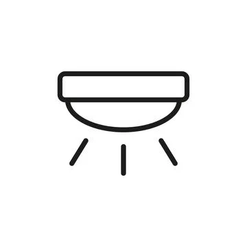 Light fixture bathroom icon vector basic design simple and modern Stock Illustration