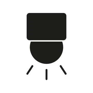 Light fixture bathroom icon vector basic design simple and modern Stock Illustration