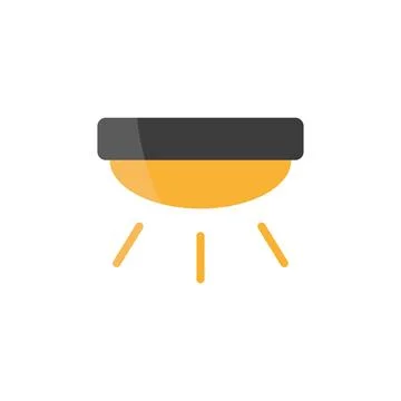 Light fixture bathroom icon vector basic design simple and modern Stock Illustration