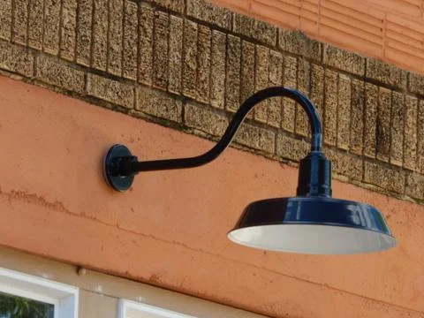 Light fixture on old building Stock Photos