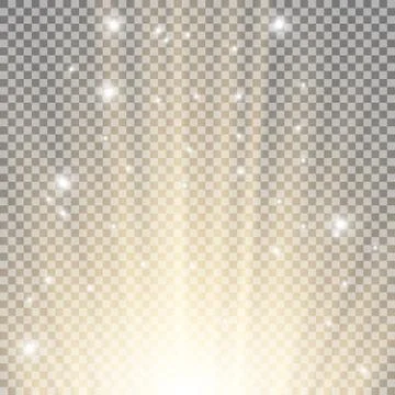 Light flare from below Stock Illustration