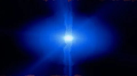 Light flare blue Stock Footage 8838053