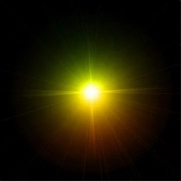 Light flare effect. Vector Stock Illustration