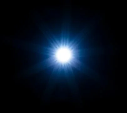 Light flare isolated on black background Stock Photos