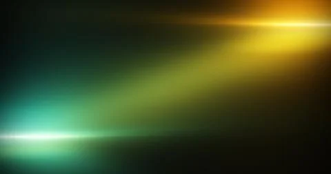 Light flare moving up down cinematic title intro reveal plate on black bg. .. Stock Photos