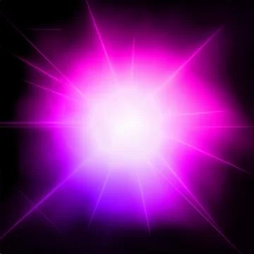 Light flare pink effect. Vector Stock Illustration