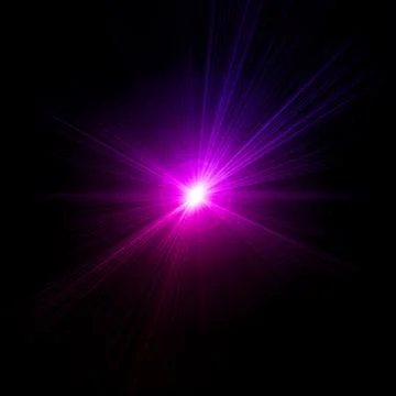 Light flare pink effect. Vector Stock Illustration