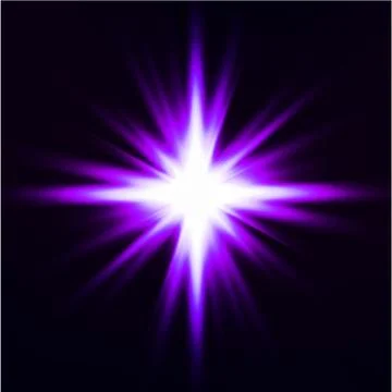 Light flare purple effect. Vector Illustrazione stock