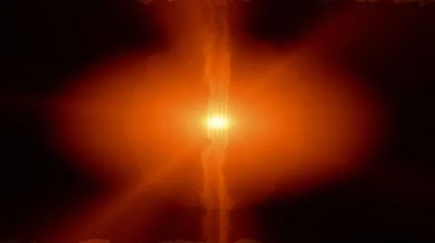 Light flare red Stock Footage 8838167