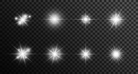 Light flare sparkle effects. Stock Illustration