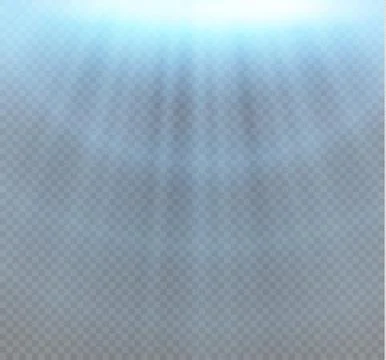 Light flare special effect with rays of light and magic sparkles. Vector Illustrazione stock