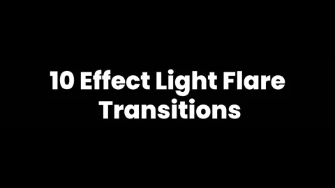 Light flare transitions Stock After Effects