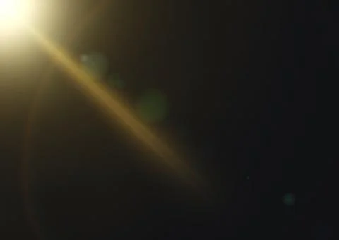 Light flare yellow messy upper left Stock Illustration