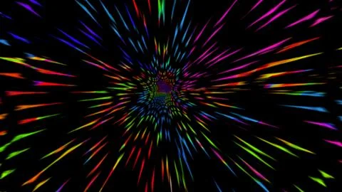 Light flash. Spatial portal. Stock Illustration