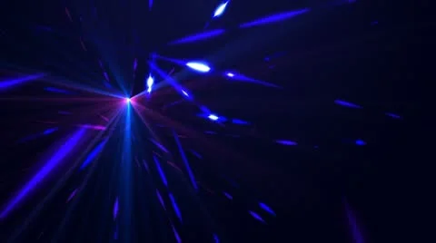 Light flashes blue Video stock 8895150