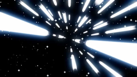 Light Flashing White Looped Video Stock Footage 150093545