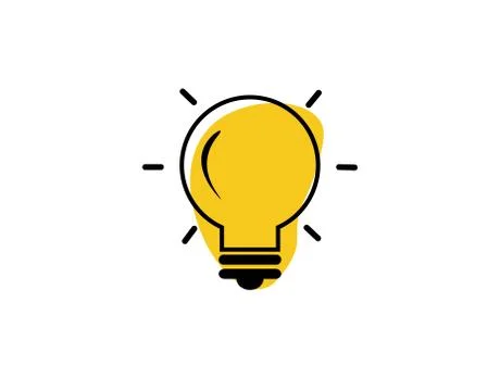 Light Flat Icon on white background in vector illustration Stock Illustration