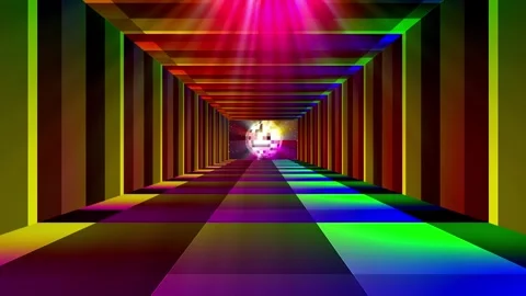 Light Floor with Disco Ball and Rays Stock Footage 316286361