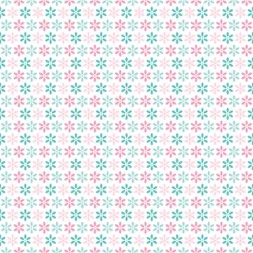 Light floral romantic vector pattern (tiling) Stock Illustration