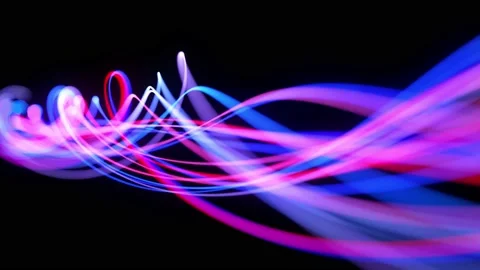 Light flow bg in 4k. Abstract looped bac... | Stock Video | Pond5