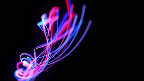 Light flow bg in 4k. Abstract looped bac... | Stock Video | Pond5