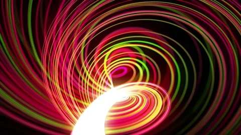 Light flow bg in 4k. Abstract looped background with light trails, stream of Stock Footage 141671634