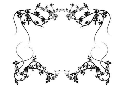 Light frame of airy pattern from wicker hop plants 스톡 일러스트