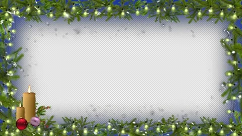 Light Frame With Candles Stock Footage 166455463