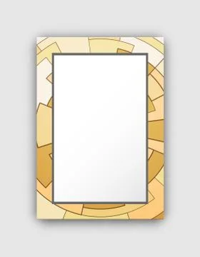 Light Frame Circled Pattern Vector Illustration 스톡 일러스트